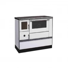 Štednjak Alfa Plam 90H Dominant, bijeli sa izlazom za dim na desnoj strani