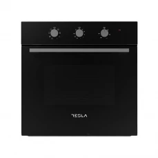 Prednja strana ugradbene rerne Tesla, crna