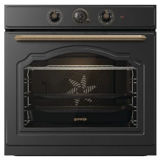 Ugradbena ventilatorska rerna iz Classico Gorenje linije, u crnoj boji.