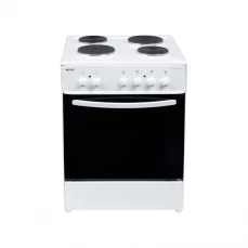 Prednja strana električnog šporeta Bexel, bijeli