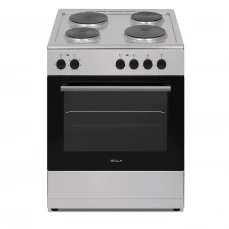 Prednja strana električnog šporeta Tesla, sivi