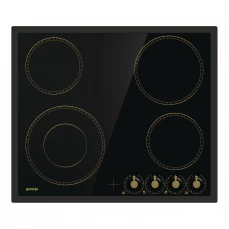 Ugradbena staklokeramička ploča za kuvanje Gorenje, crna