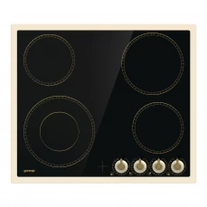 Ugradbena staklokeramička ploča za kuvanje Gorenje, crna