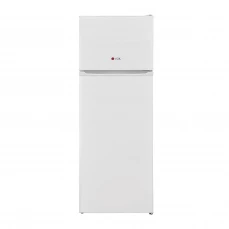 Prednja strana samostojećeg frižidera sa zamrzivačem Vox, bijeli