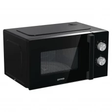 Samostojeća mikrotalasna pećnica Gorenje, crna.