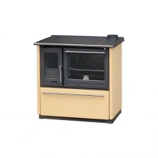 Štednjak, Plamen 850 Glas, krem boje sa izlazom za dim na desnoj strani