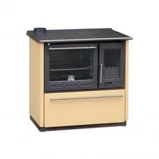 Štednjak, Plamen 850 Glas, krem boje sa izlazom za dim na lijevoj strani