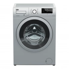 Prednja strana veš mašine Beko, siva